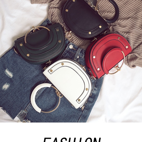 European Retro Rivet  Handbag - Picture 6 of 8